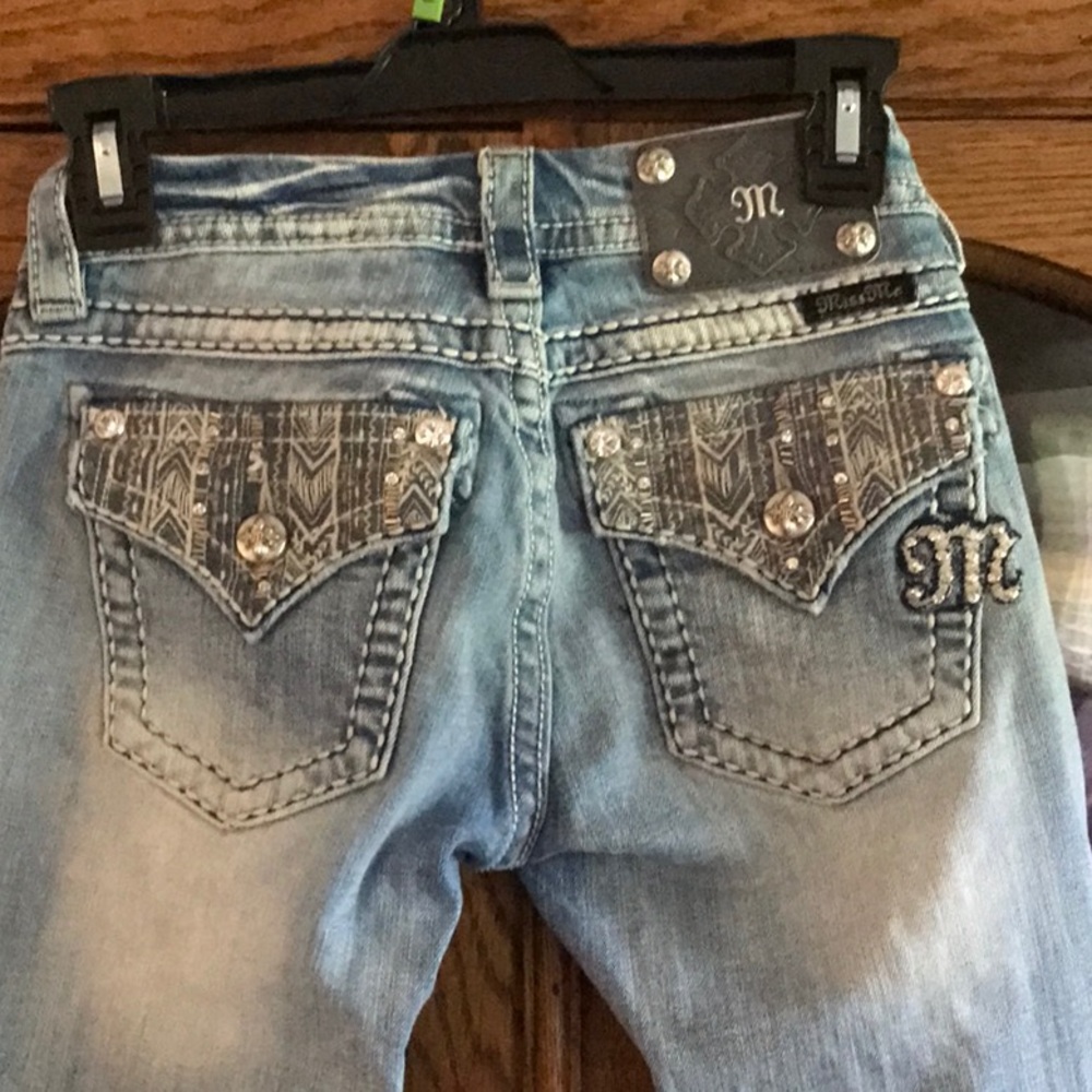 Miss me signature cropped jeans